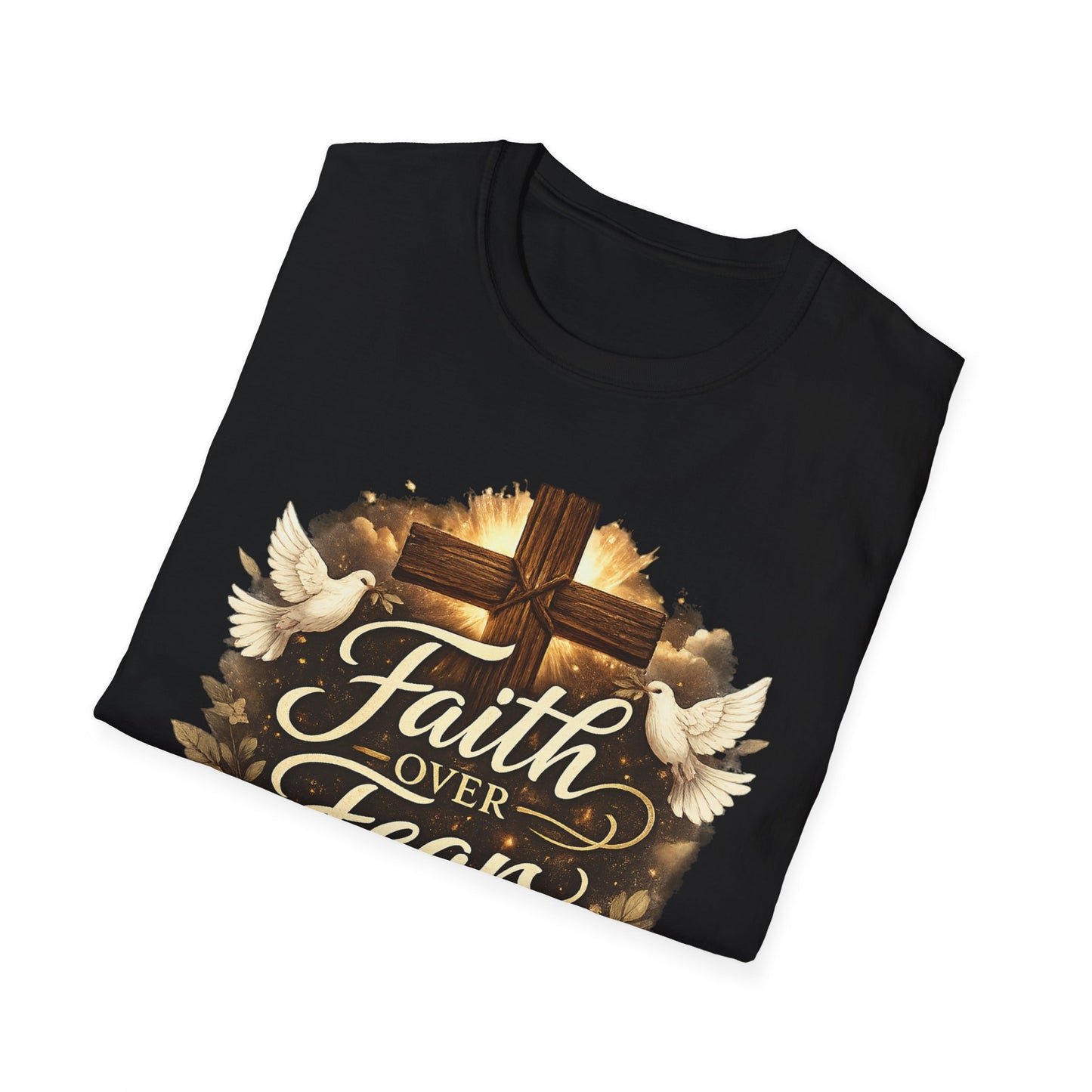 Faith Over Fear T-Shirt — Trust in Jesus Christian Tee