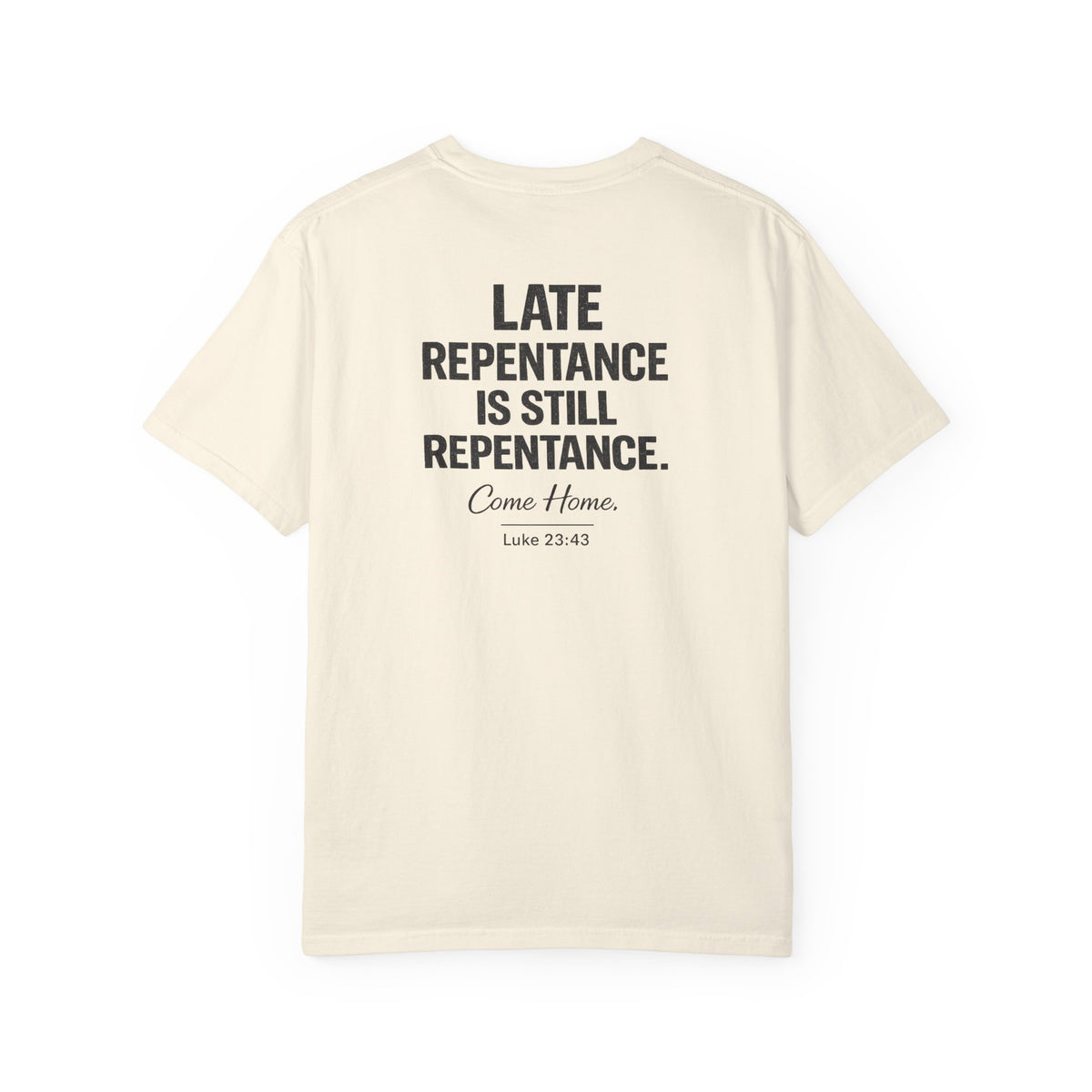 Too Late? Graphic T‑Shirt — Bold Question Statement Tee