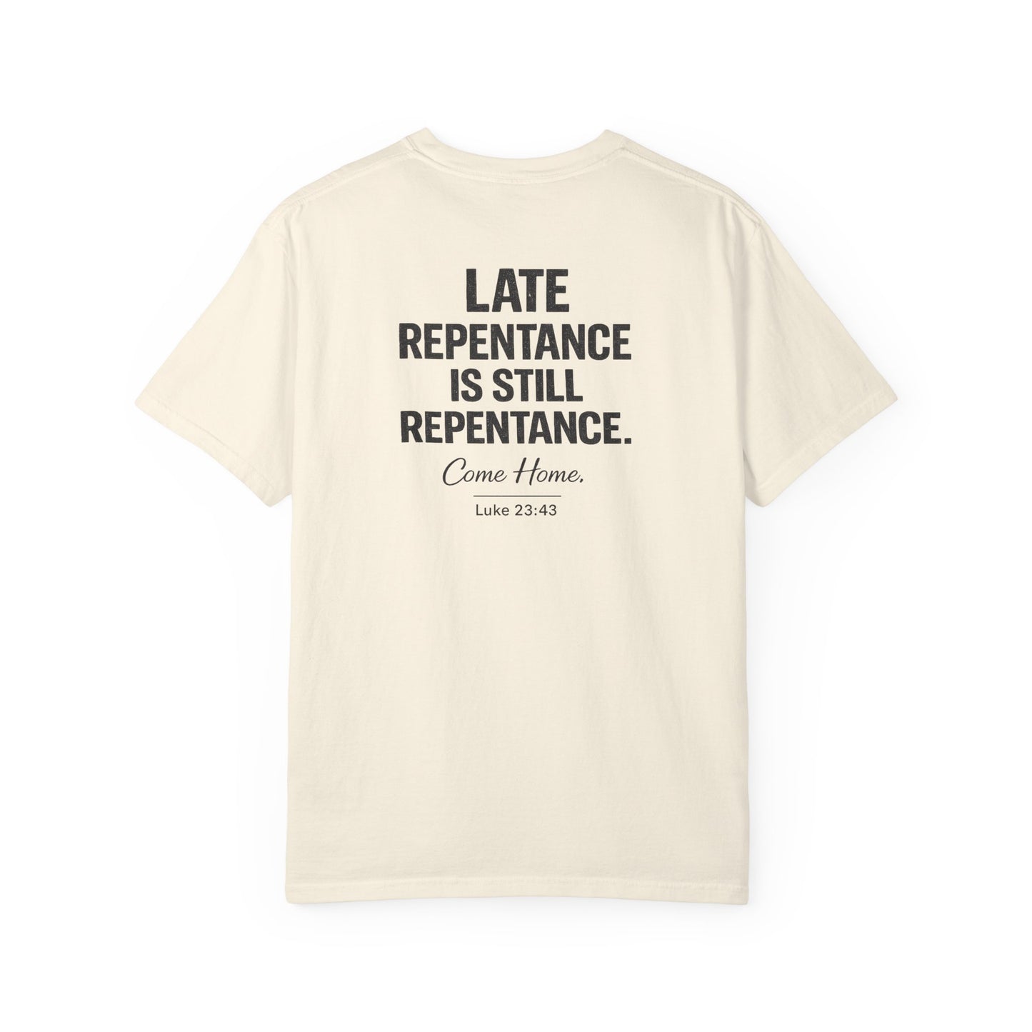 Too Late? Graphic T‑Shirt — Bold Question Statement Tee