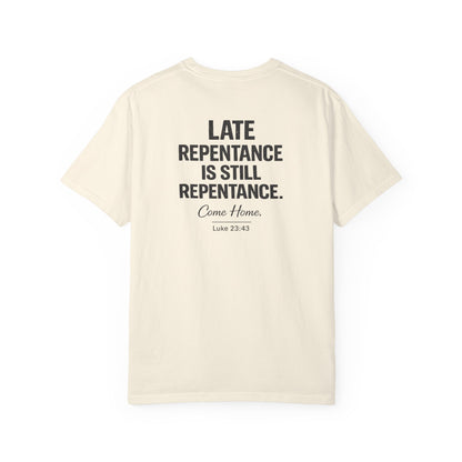 Too Late? Graphic T‑Shirt — Bold Question Statement Tee